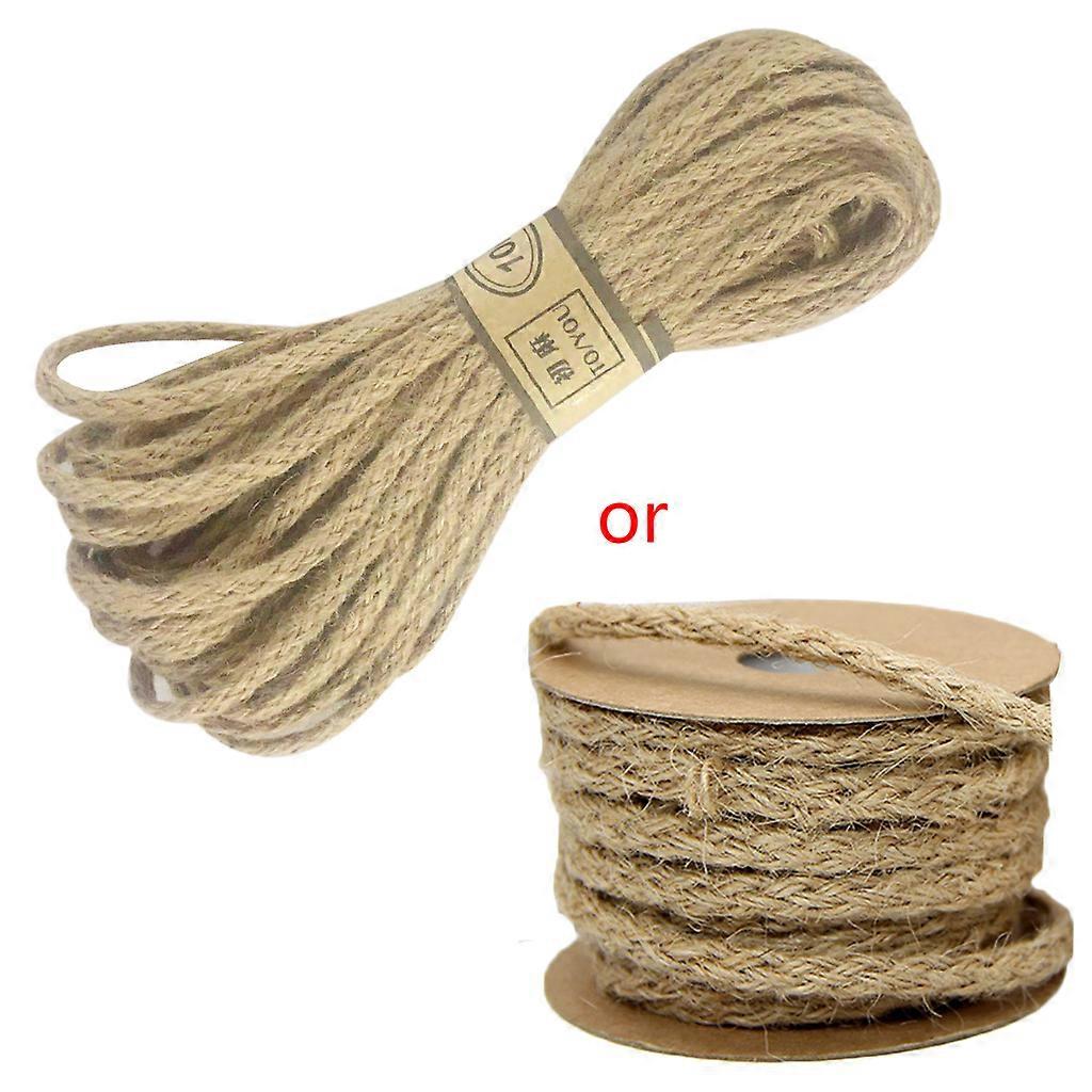 10m DIY Craft Vintage Natural Jute Twine Rope String Cord Wedding Party Burlap Deep Sapphire