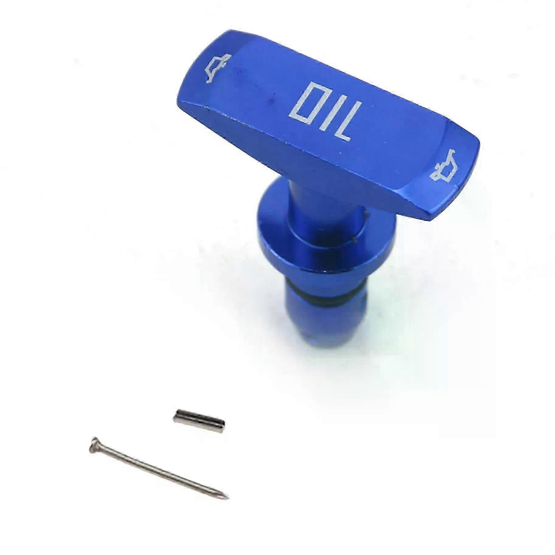 1pc Universal Car Oil Dipstick Pull Handle Engine Oil Pullhandle Aluminum Alloy Auto Replacement Modification Decoration