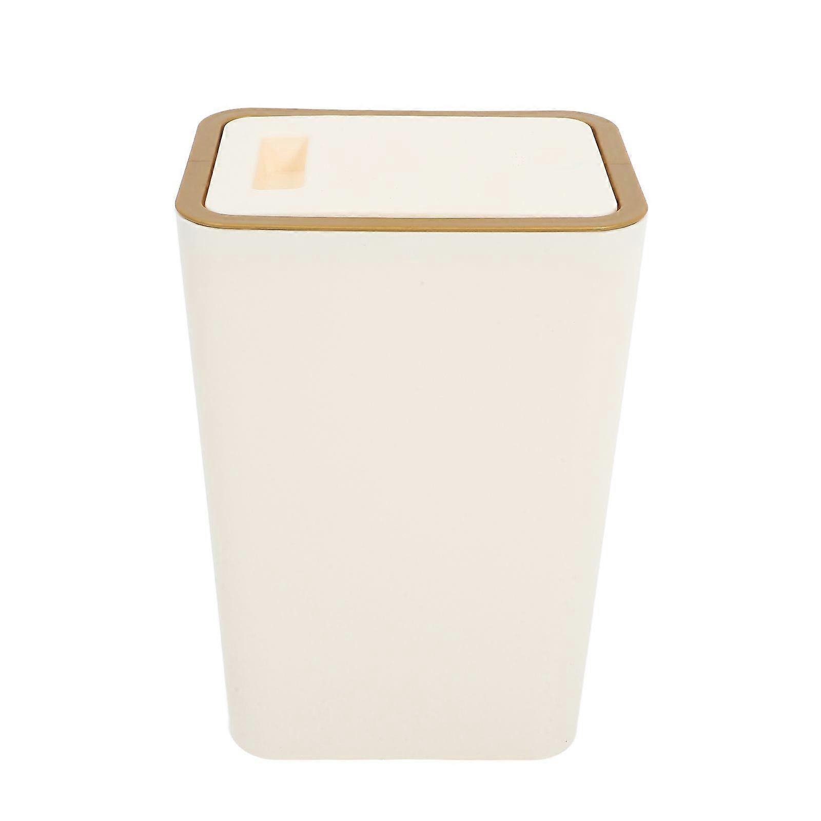 Plastic Trash Can Trash Bucket Garbage Can Large Capacity Trash Can Waste Container