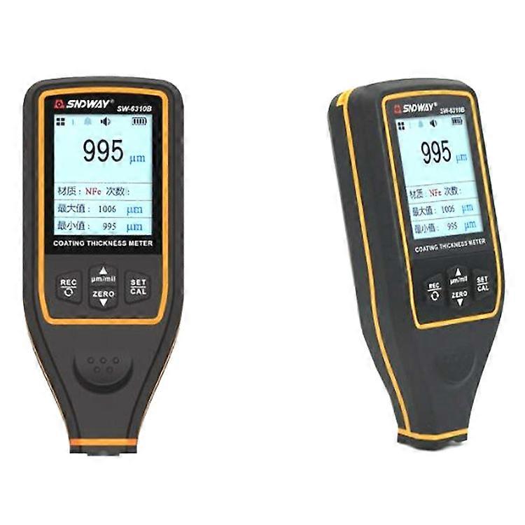SNDWAY High-precision Car Paint Finish Coating Thickness Gauge Paint Measuring Instrument SW6310B Upgrade Edition