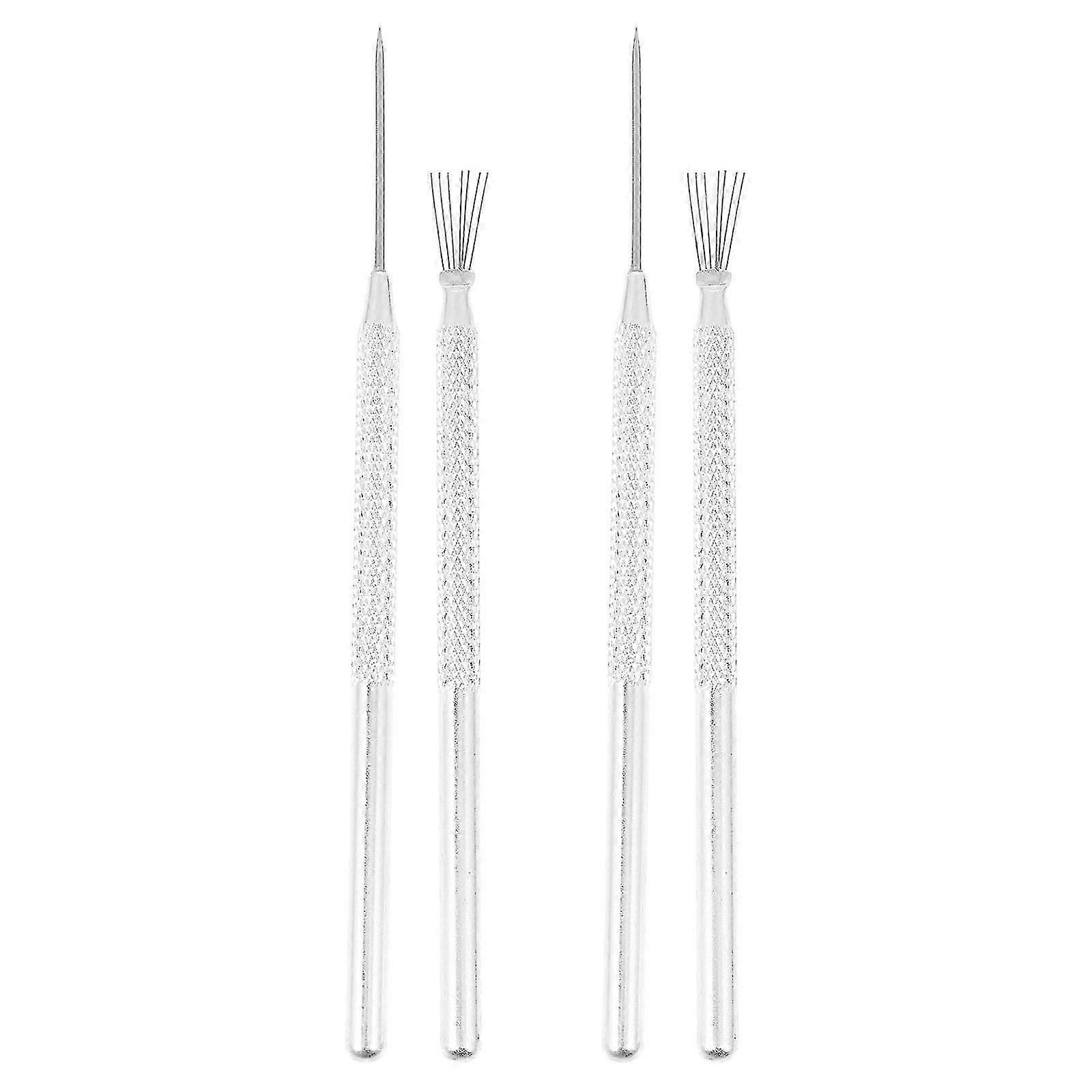 4 Pcs Polymer Clay Tools Clay Modeling Tools Kit Pottery Needle Tool Clay Sculpting Tools Pottery Tools