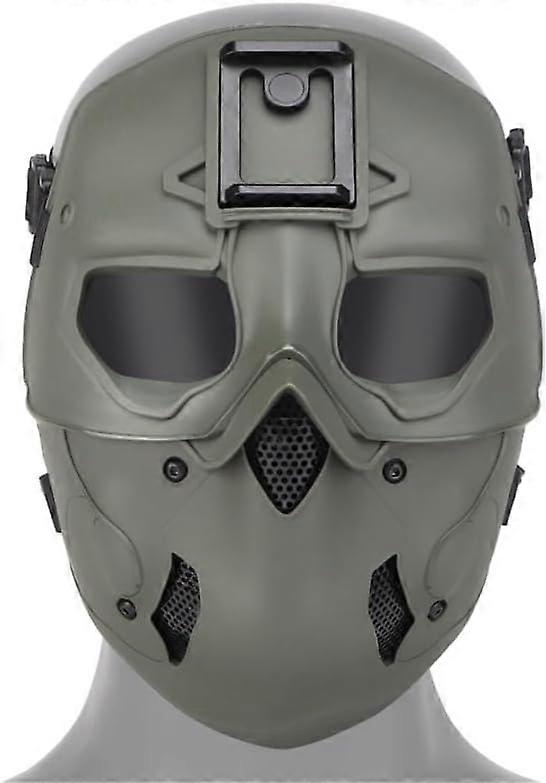 Vollgesichtsschutz Tactical Mask for Outdoor Use, Camouflage Halloween Mask, Model MA-118-OD, Durable Material