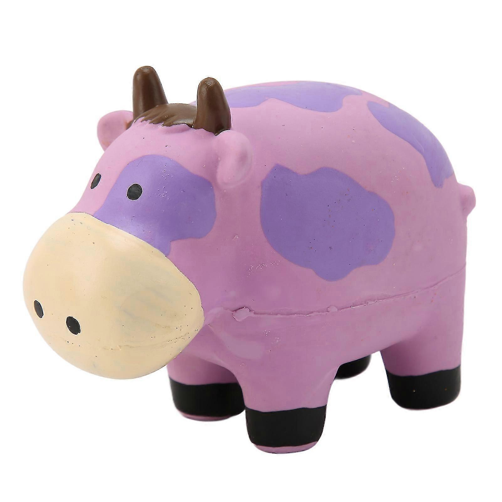 Cow Squeaky Latex Dog Toy