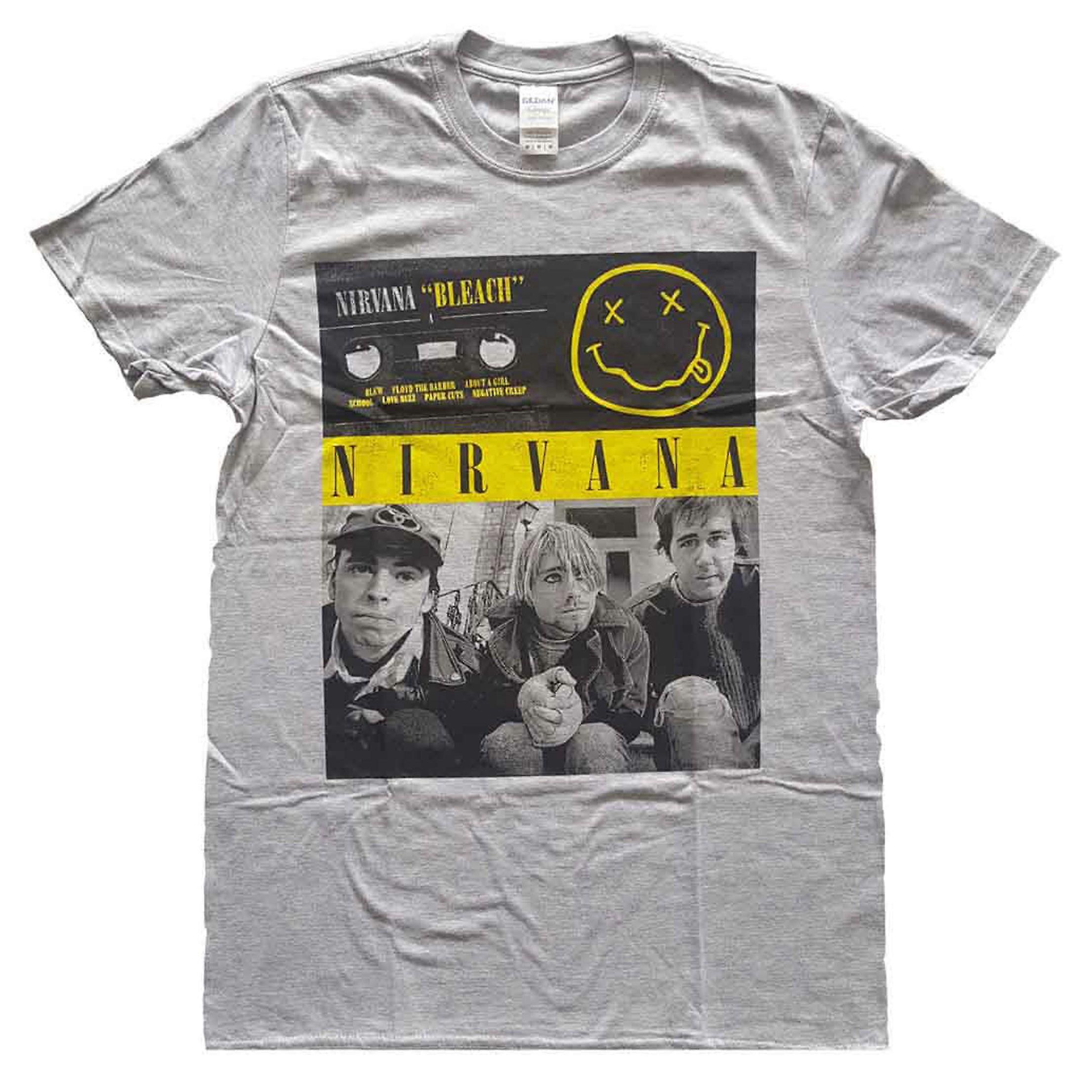 Nirvana Bleach Cassettes T Shirt