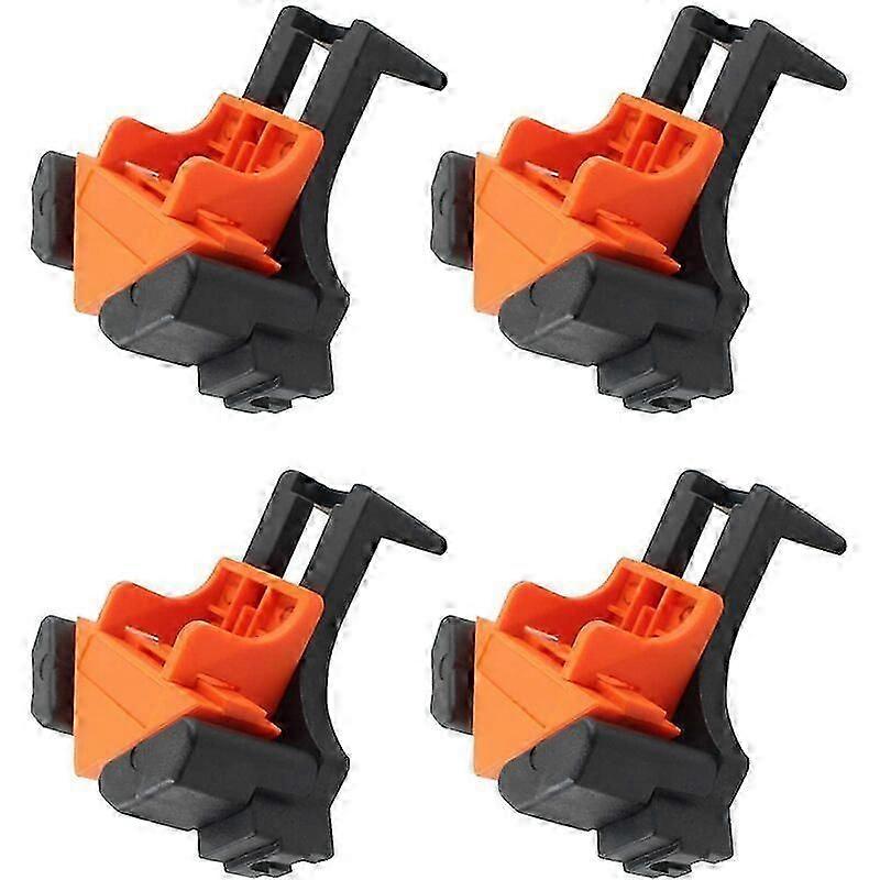 Set of 4 90 Degree Angle Clamps, Right Angle Adjustable Spring Loaded Single Handle