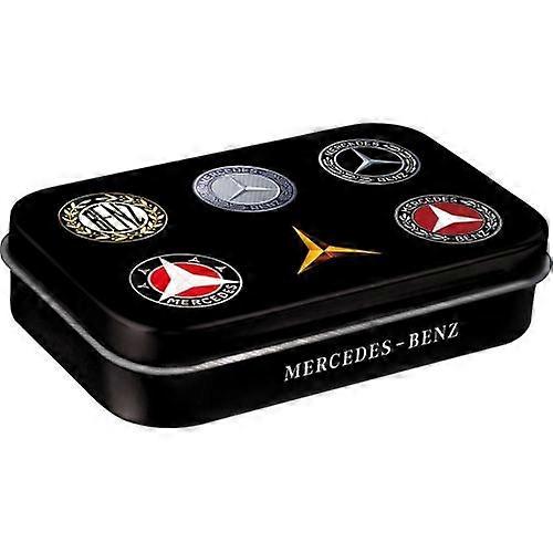 Nostalgic-Art Mint Box XL (10x6x2cm) - M-Benz Logo Evo