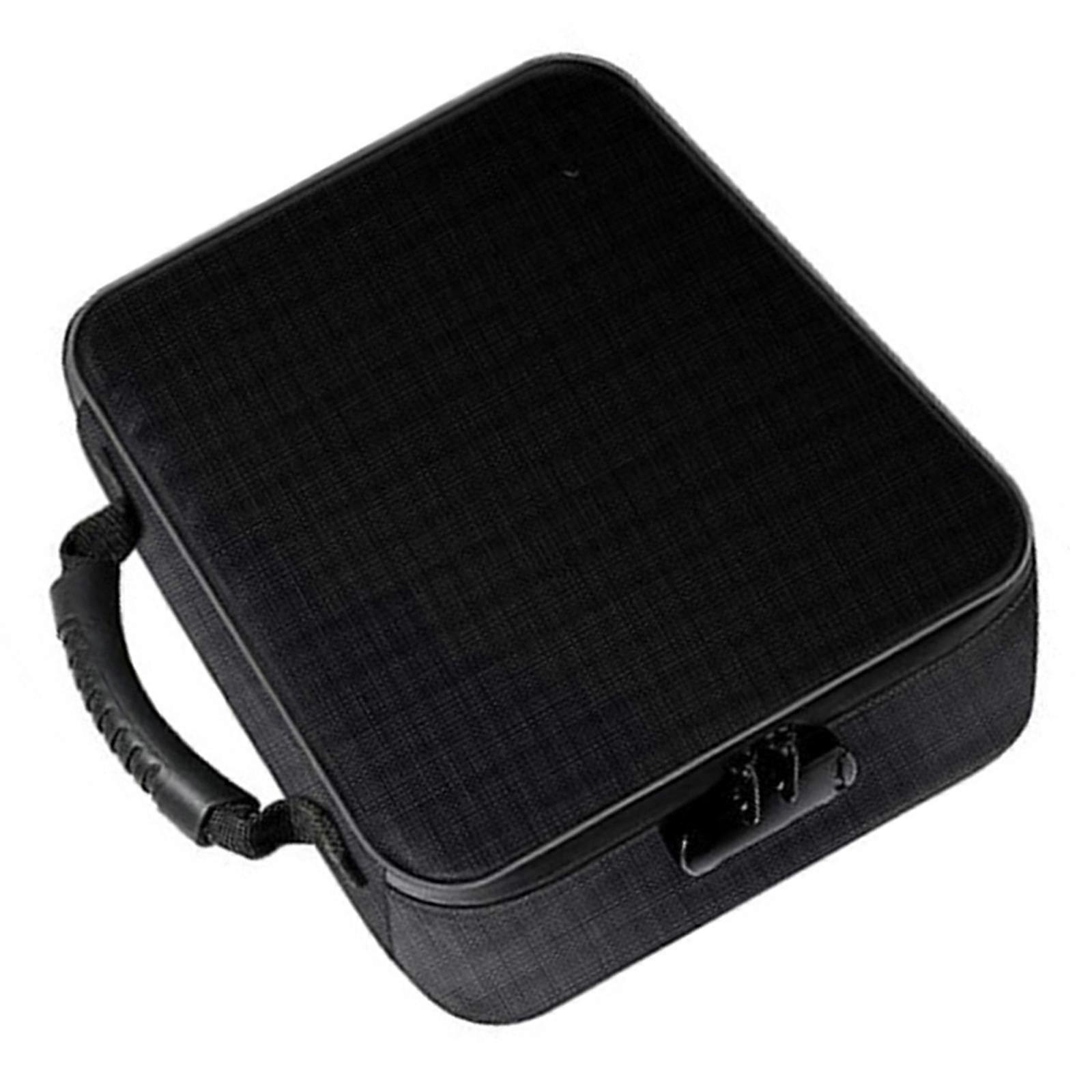 Fireproof Document Bag Organizer Box with Combination Lock with Handle Holder