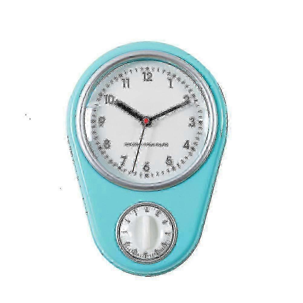 1pc Kitchen Timer Wall Clock Household Timer Modern Style Without Battery For Home (blue) [jkw]