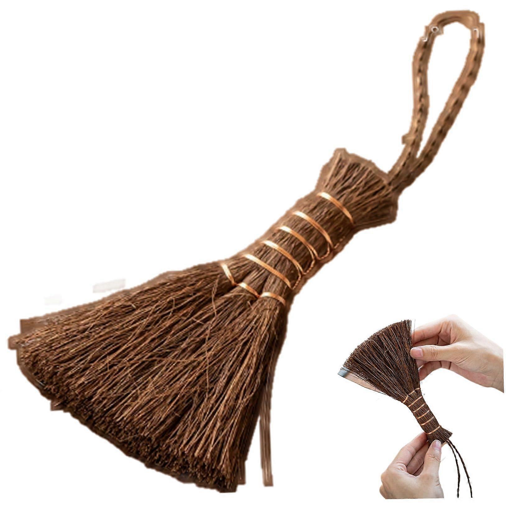 Small Hand Whisk 5.9 X 3.4 Inch Hangable Tea Set With Comfort Handle Binding Wire Design Bonsai Tools Home Office