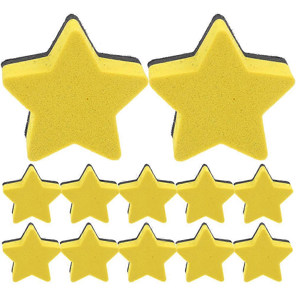 Classroom Whiteboard Erasers Magnetic Design Small Board Erasers 5X4.5CM EVA Office Use 24Pcs