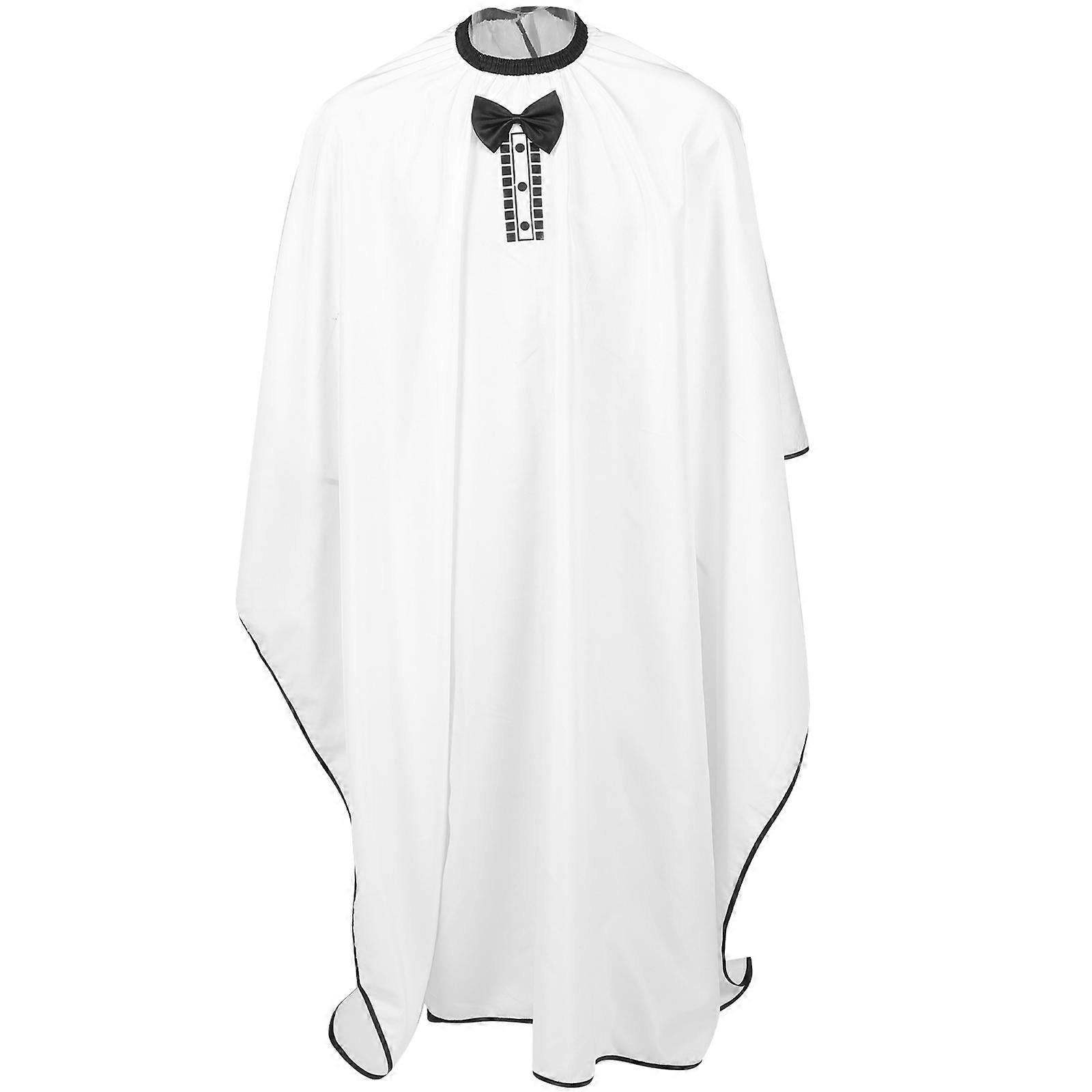 حلاقة كيب للنساء كيب حلاقة للبالغين كاب مصمم 170x145 سم تغطية ملابس بيضاء غير لاصقة 1 قطعة