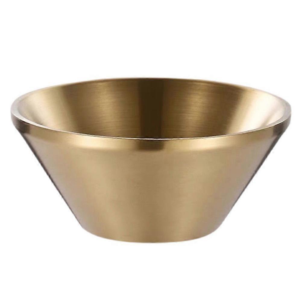 Metal Ice Cream Bowl Conical Shape Hotel Use 250ml Multi-Functional 1Pcs