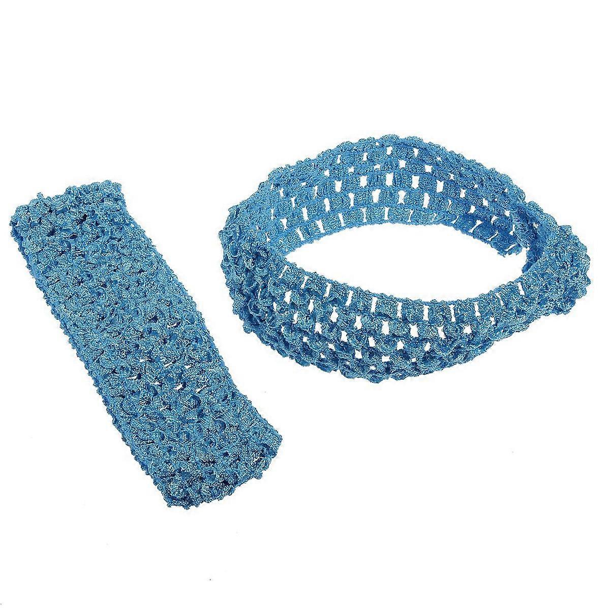 50pcs Elastic Crochet Hairbands for Boys and Girls – Soft, Durable Headbands for Bows, Flowers, and Everyday Use