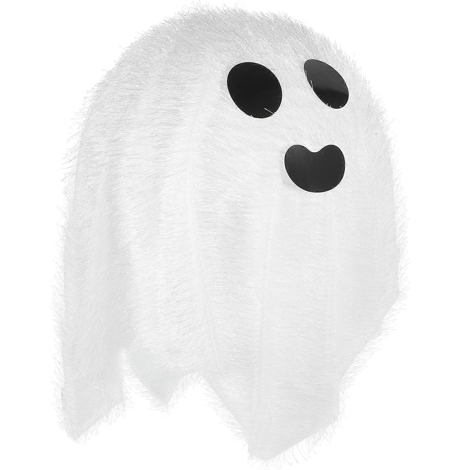 Halloween Indoor Decor Ghost Hanging Lantern Halloween Party Lampshade 30CM White Halloween Theme 1Pack