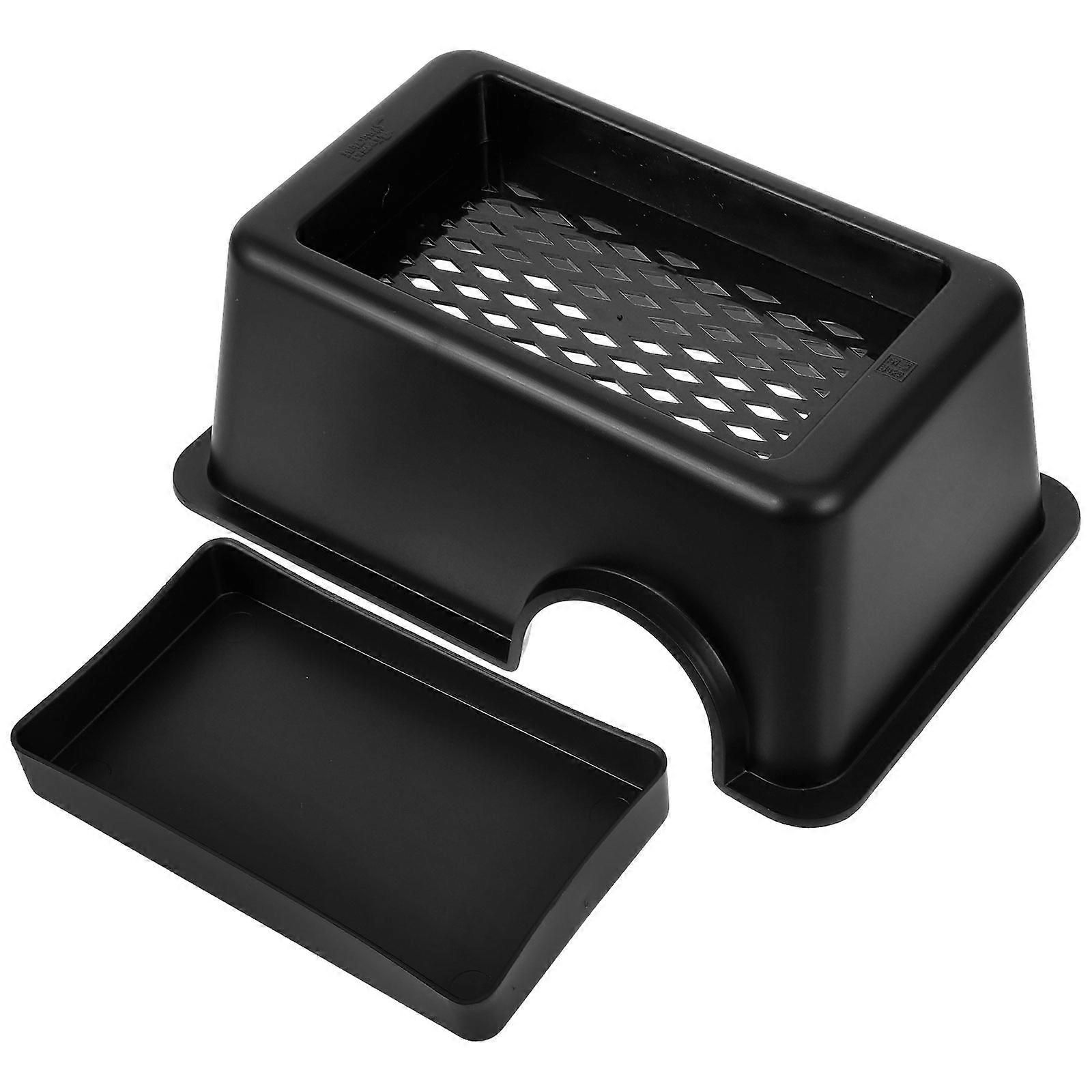 Turtle Hiding Cave Large Reptile Accessory Durable Plastic Hideout for Tortoise Snake Lizard Fish Tank Reptile Box Secure Resting Play Space