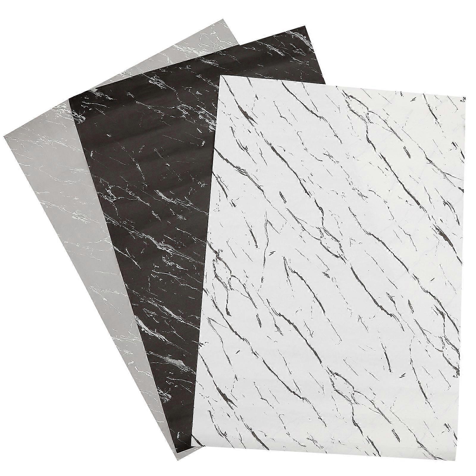 3 Sheets Marbling Wrapping Paper for Soap Bars – Elegant Black, White & Grey Design for Birthdays, Weddings & Craft Projects – Versatile Packing