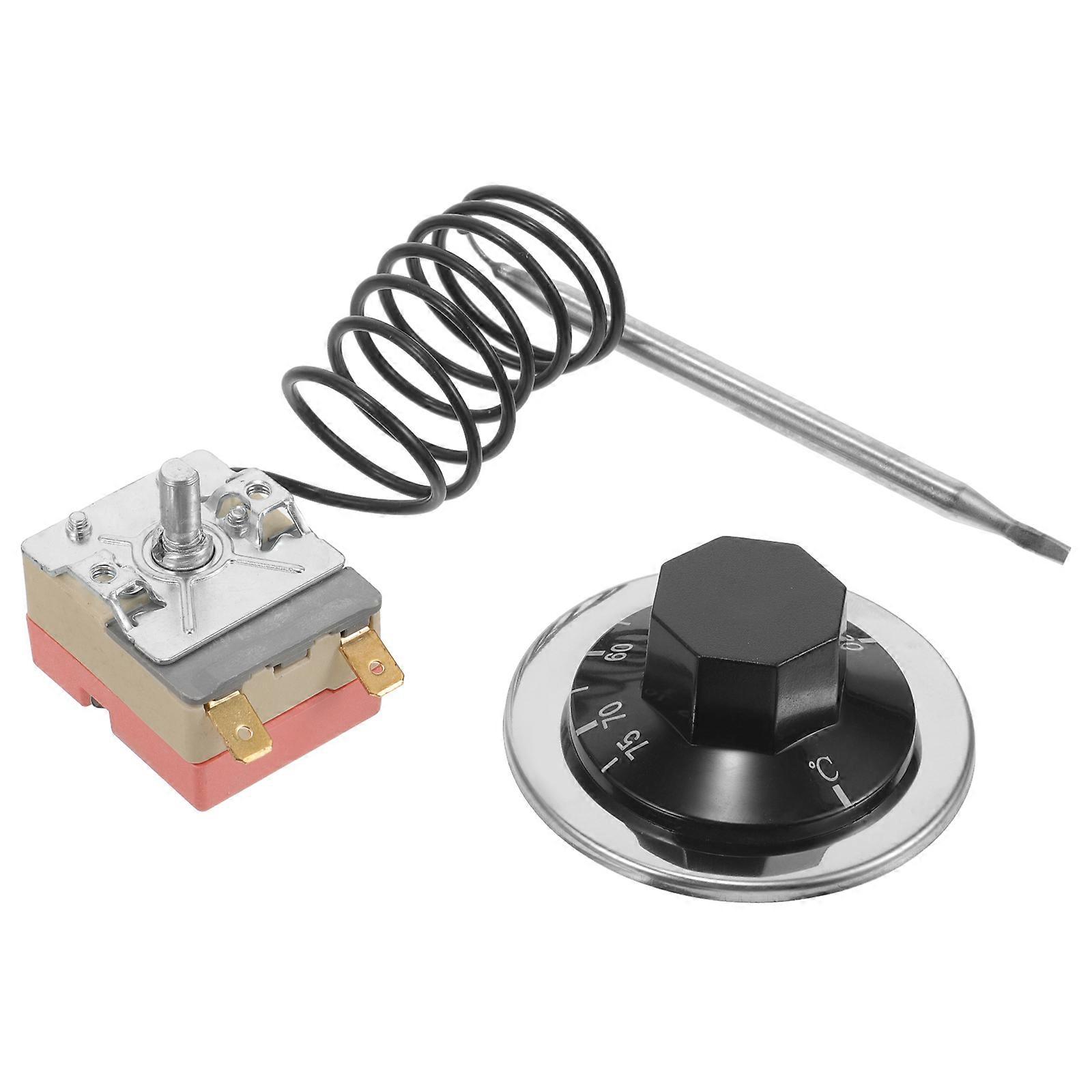 Gas Fryer Thermostat Mechanical Thermostat for Oven Stove Overheat Protection 1Pack