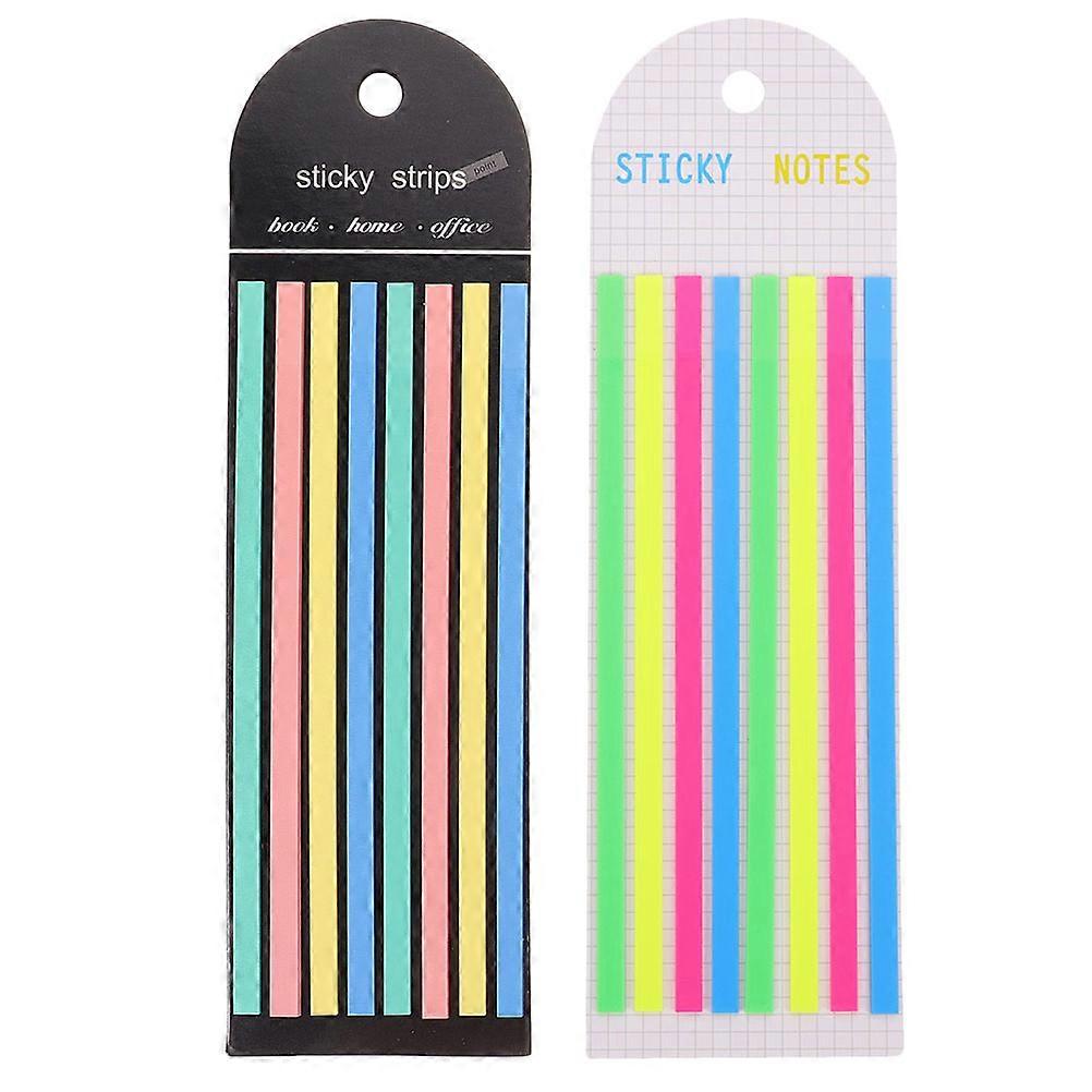 Aesthetic Book Tabs Rectangular Pastel Colors For Reading Studying Writing Beginners Students Readers 2Pcs