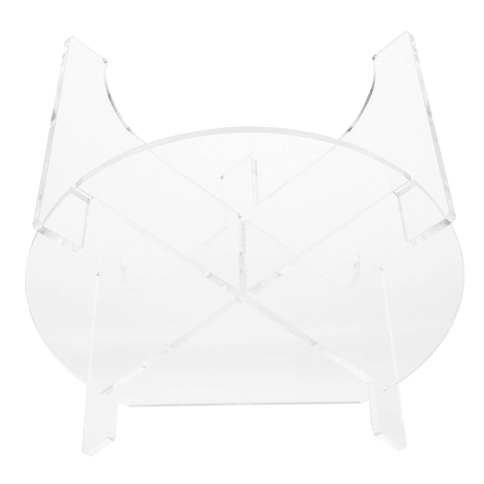 Acrylic Riser Table Clear Cake Stand Multi-Purpose Dessert Display For Tea Parties Weddings Home Decor 1Pack