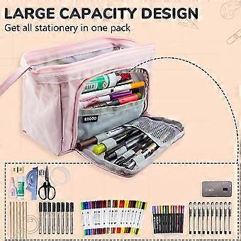 Big Capacity Pencil Case, Extra Large Pencil Pouch, Easy to Carry