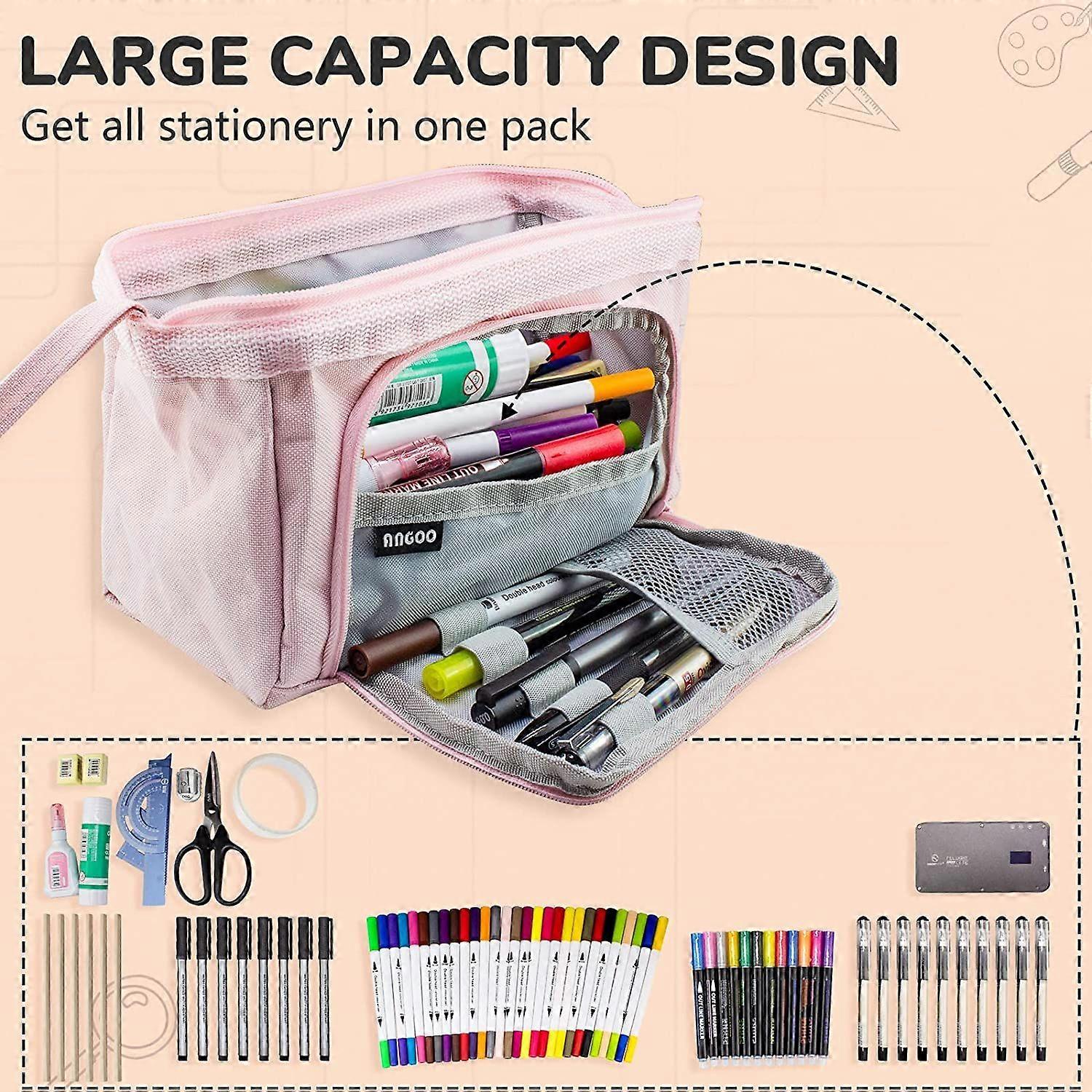 Bysou Pencil Case Big Capacity Pencil Case, Extra Large Pencil