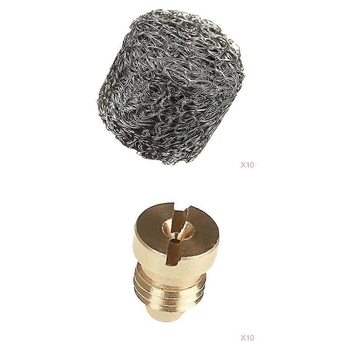 20 Stück Schneeschaum Lanze Mesh Gaze Filter Schaum Düse Generator 1,1 mm Messing