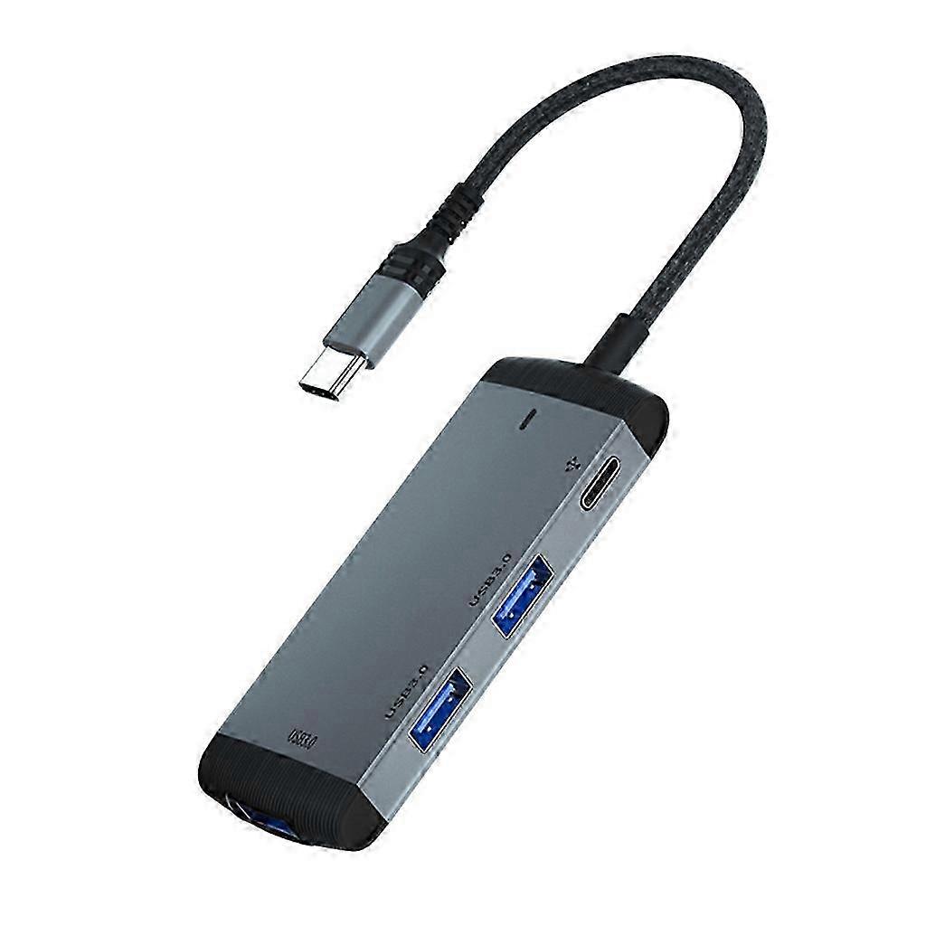 4-in-1 USB-C Hub with 5Gbps USB 3.0, Fast Type-C Docking Station & Splitter