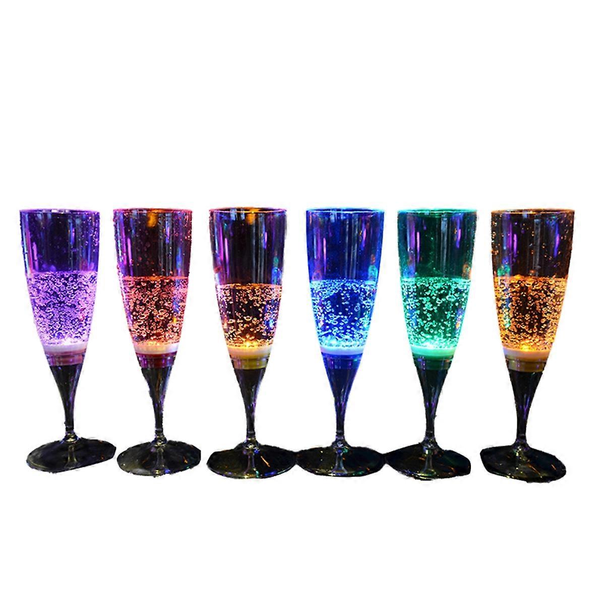 Luminous Bar Cup KTV Luminous Cocktail Glass 6pcs Luminous Cups