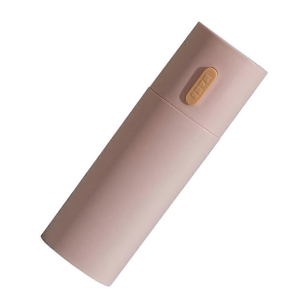 Travel Toothbrush Holders Toothpaste Container Minimalist Style Compact Shape Pink Color Outdoor Activities 1Set