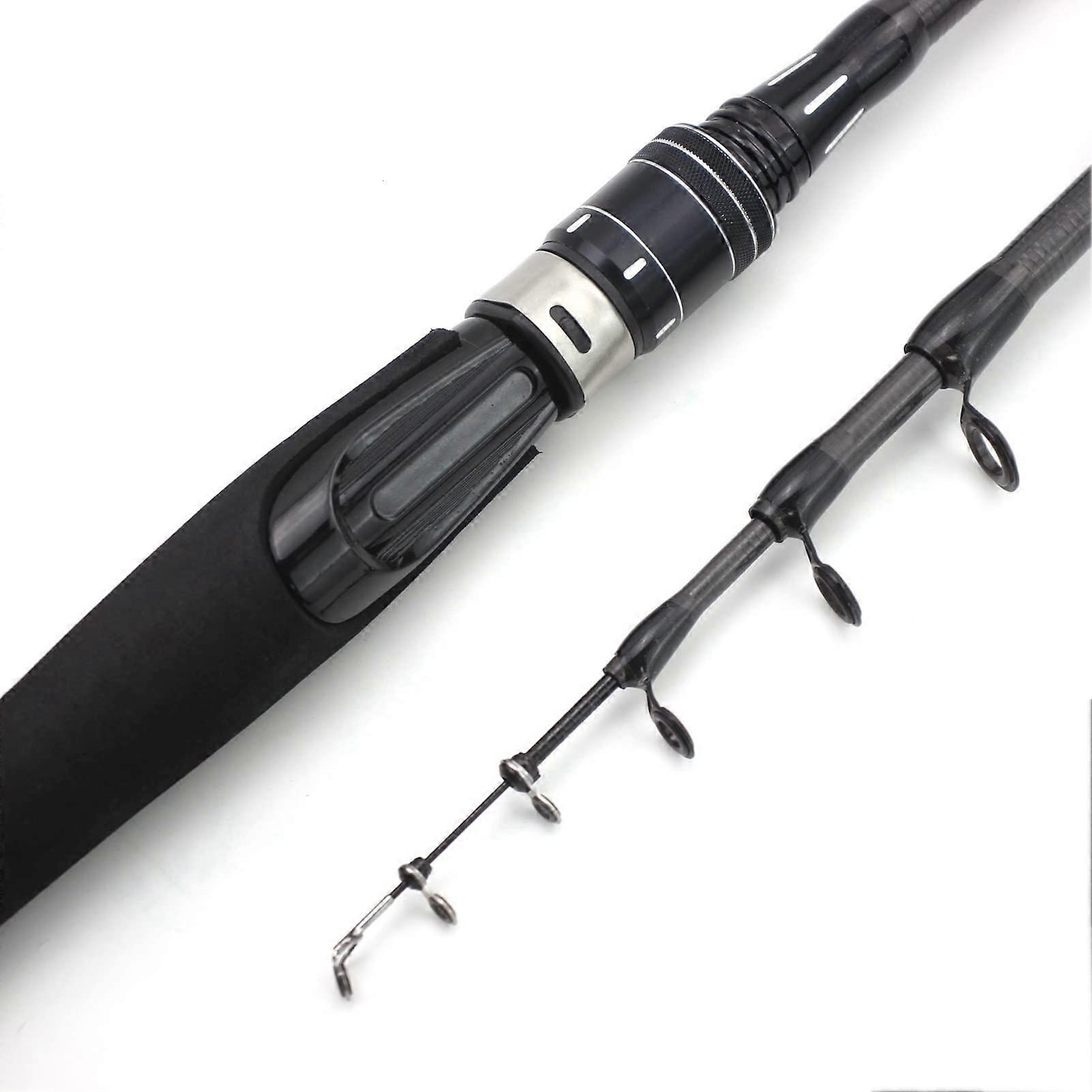 Fishing Rod Set 180cm Spinning Rod with Shrink Bait Handle and Lure Fishing Tackle Combination in One Color