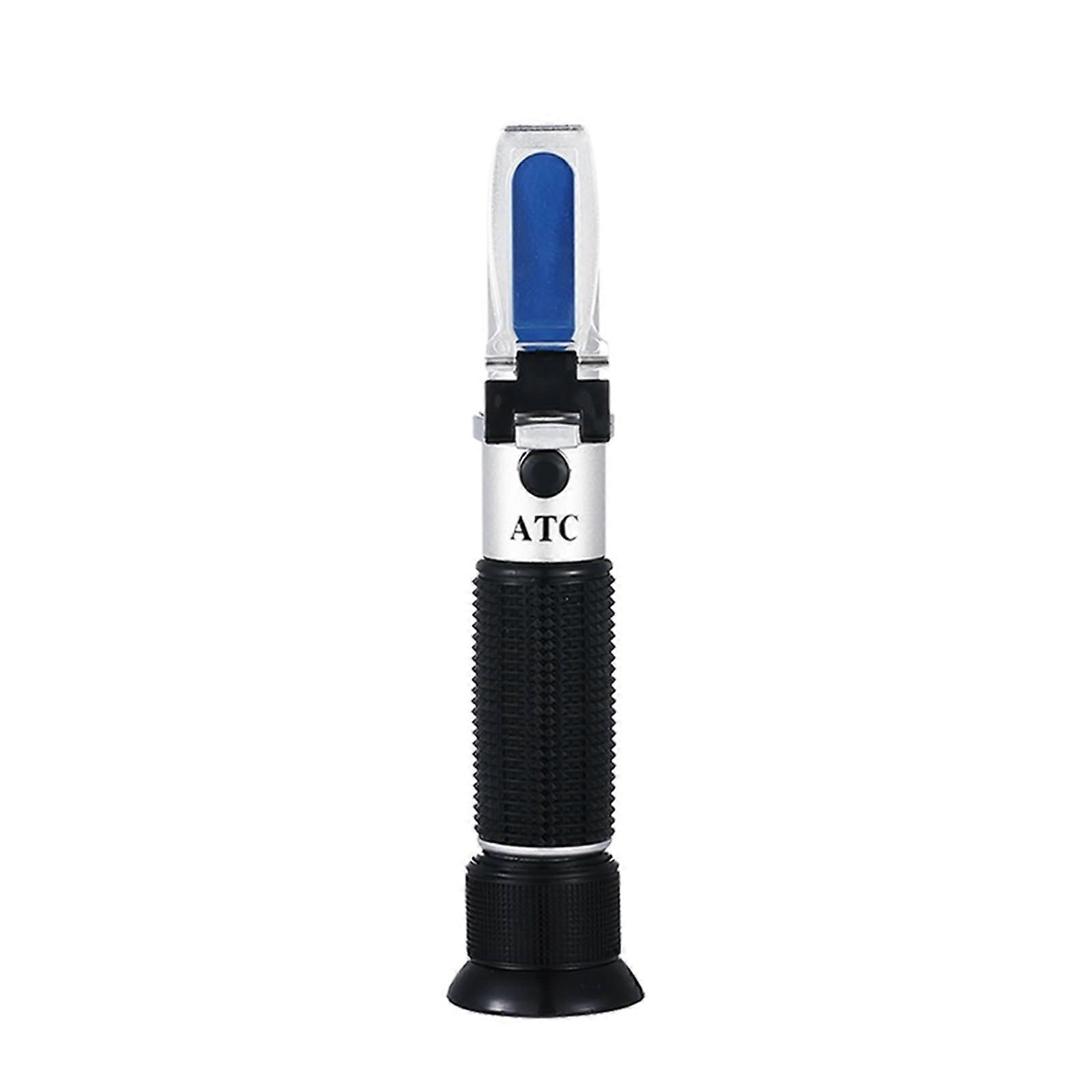 Refractometer, Portable Honey Moisture Refractometer, 050% Honey Water Concentration Meter, Beekeeping Tool, Refraction Tester with ATC, Black