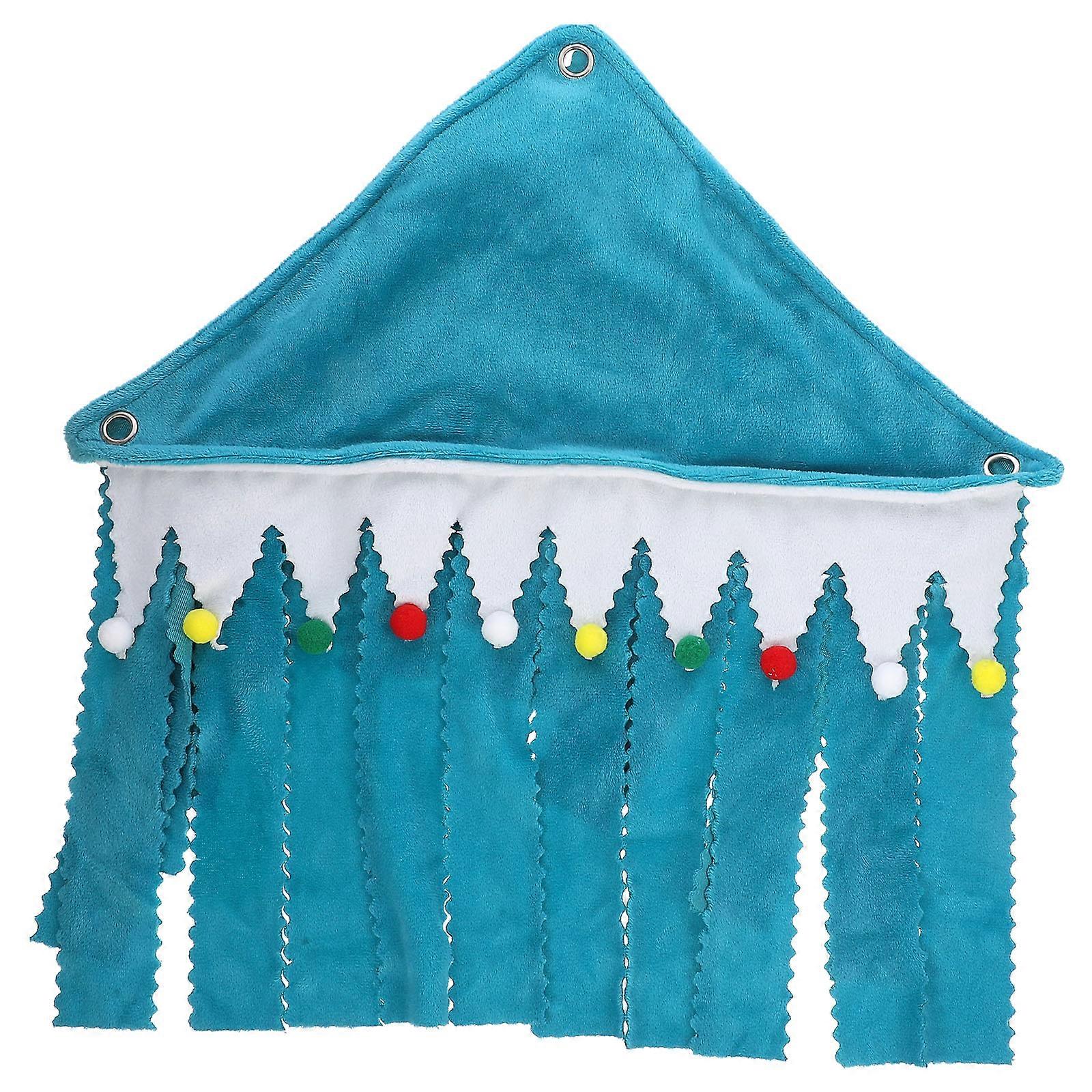 Pet Hideout Small Animals Corner Shape Indoor Use Felt Resting Area 1Set