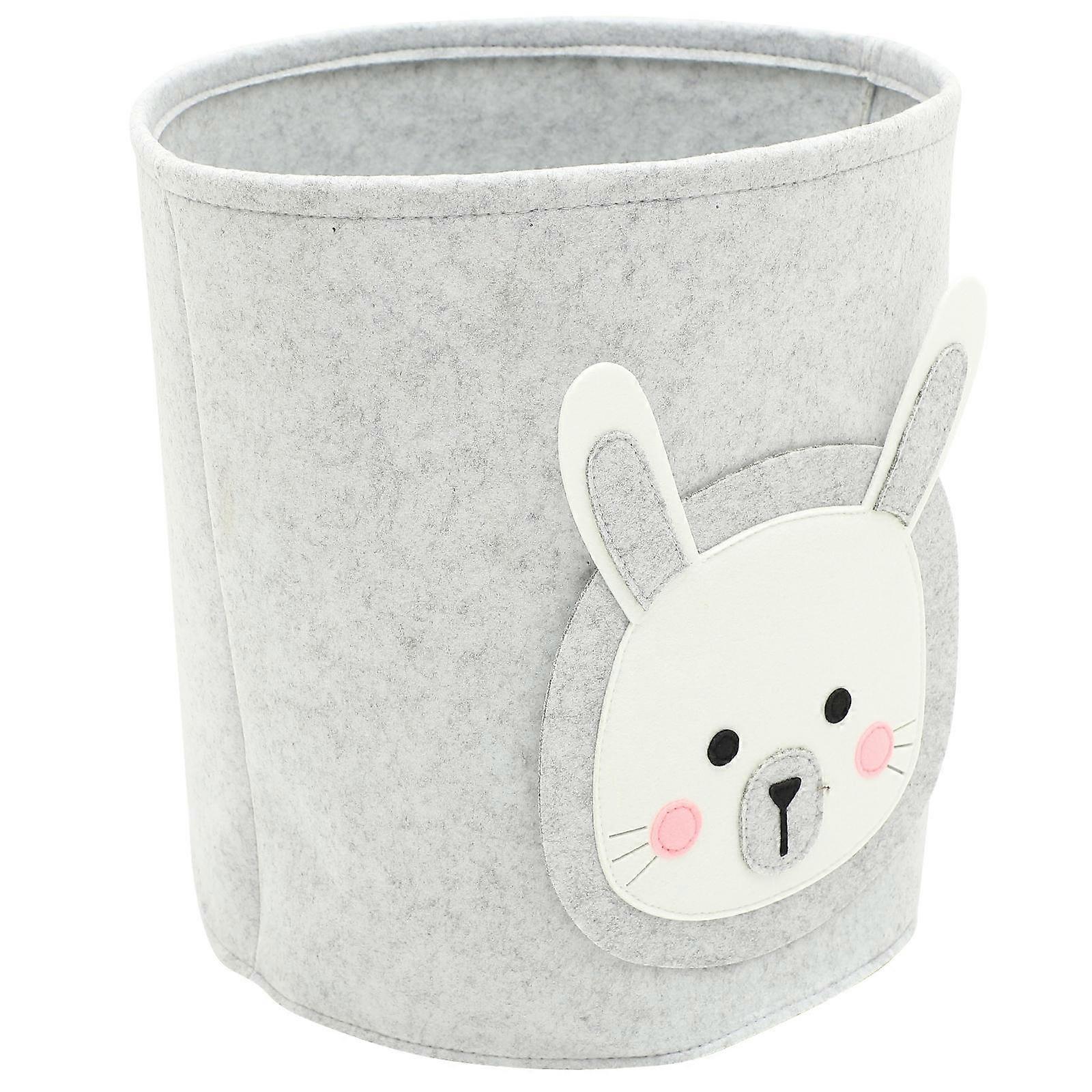 Laundry Storage Containers Recyclable Non-Woven Fabric Clothes Storage Hamper for Home Use 36.5X35X35CM 1Pack
