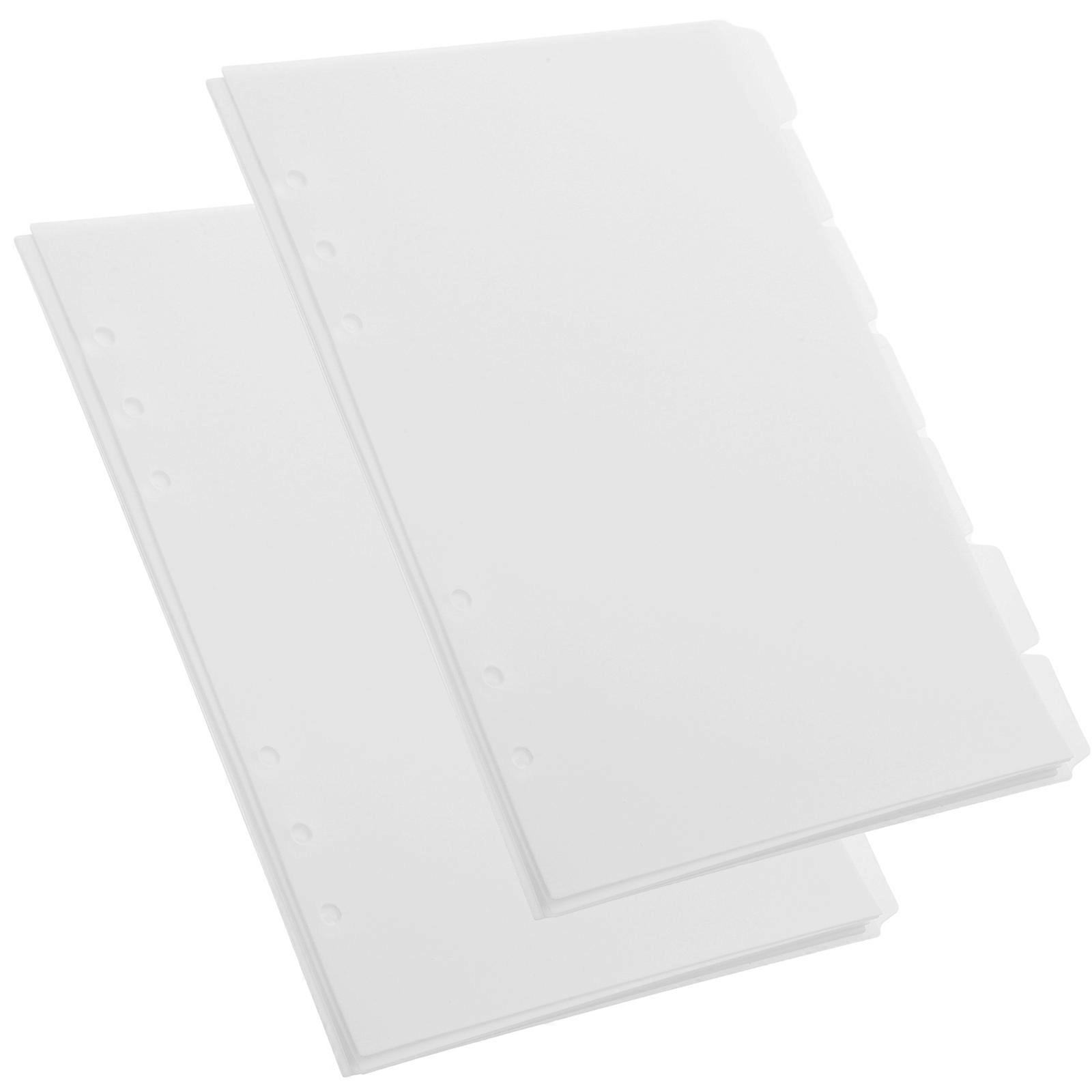 Detachable Notebook Binder Dividers with Index Tabs for Planners, Journals, Reports, and Presentations – Organizational Labels for Classified Material