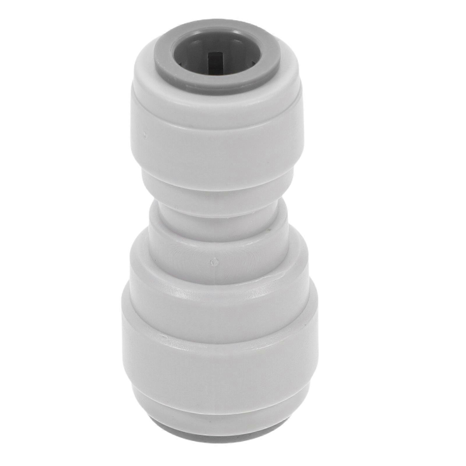 Straight Tube Fittings Water Pipe Fitting Compact Design Diverse Installations Khaki 5.10X2.30X2.30CM Leakproof Construction 1Set