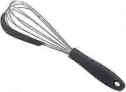 Versatile 2-in-1 Stainless Steel Whisk & Scraper
