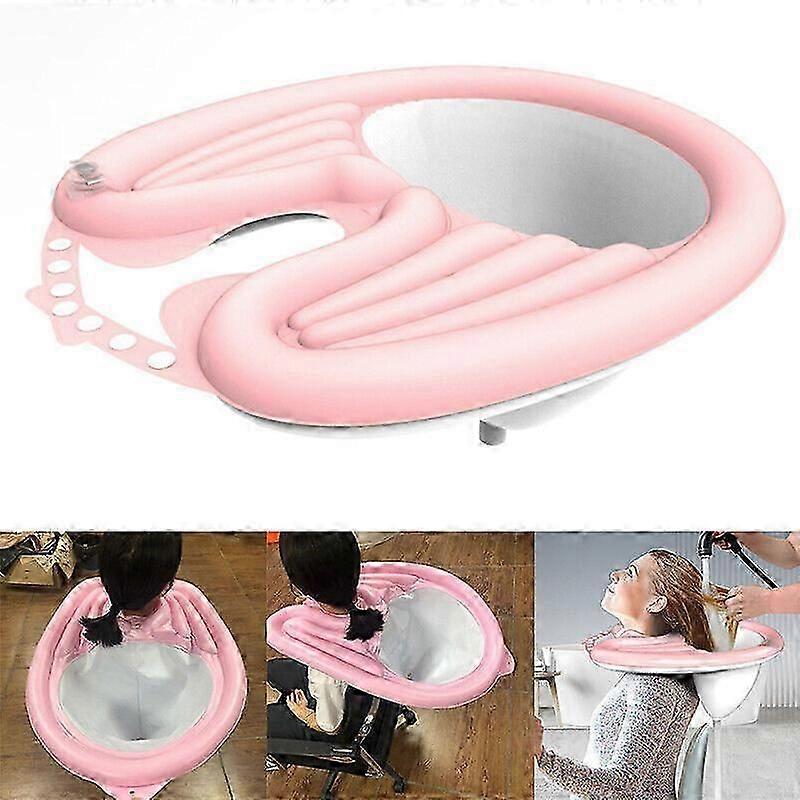 Draagbare opblaasbare haar wasbak spoelbak voor thuis en in bed shamp