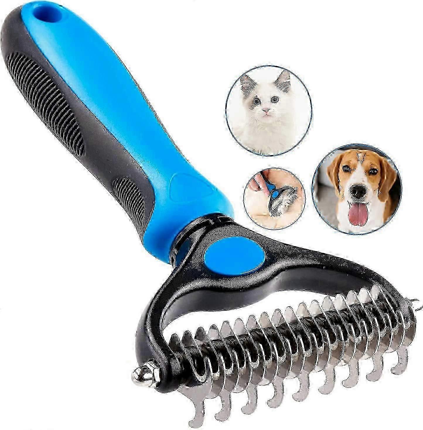 Profesyonel Köpek Dolaşıklık Açma Fırçası - Uzun Saçlar İçin Bakım Tırmığı