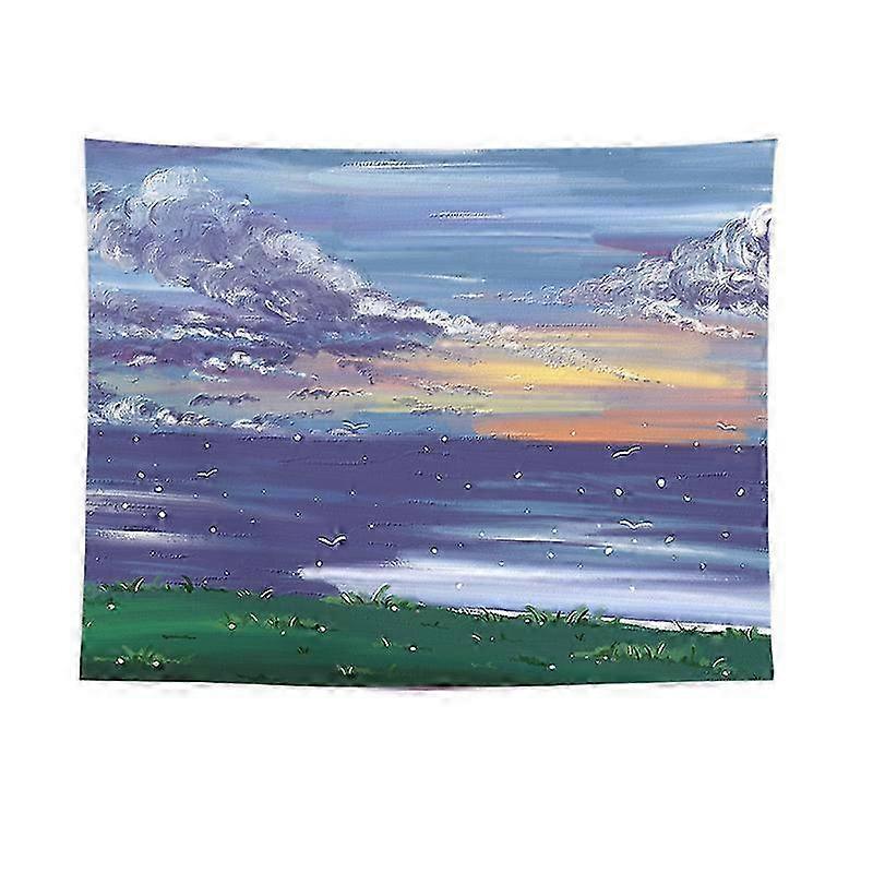 Bellissimo arazzo appeso alla parete per sfondo scenico in camera da letto e soggiorno