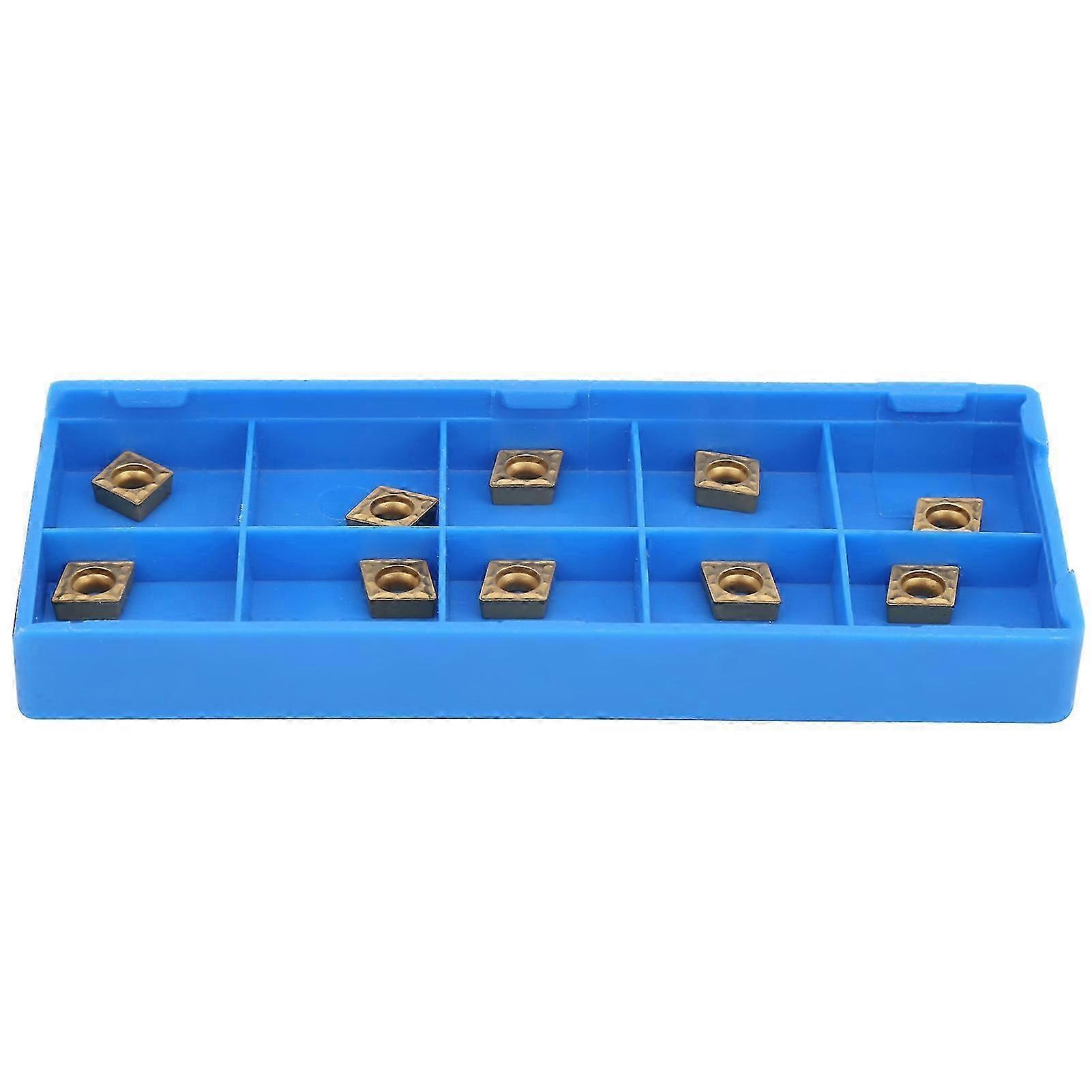 10Pcs Carbide Blade Inserts Indexable Turning Tools for Processing Aluminum