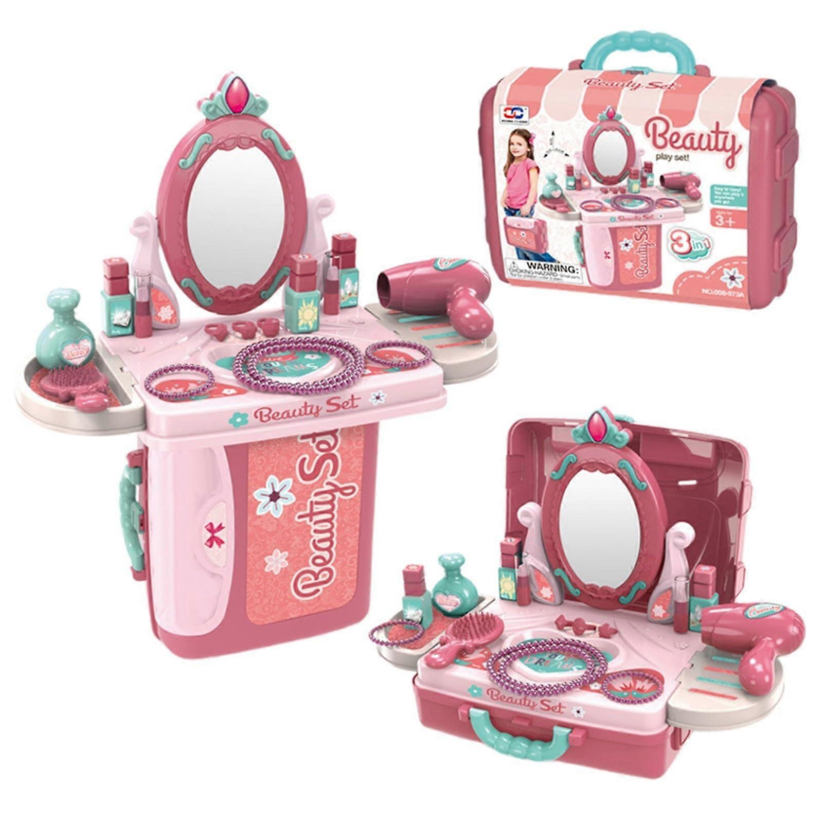 Kitchen Doctor Tools Dressing Table Suitcase. Inspiring Imaginative Role Playing. Quality Set for Family Bonding.