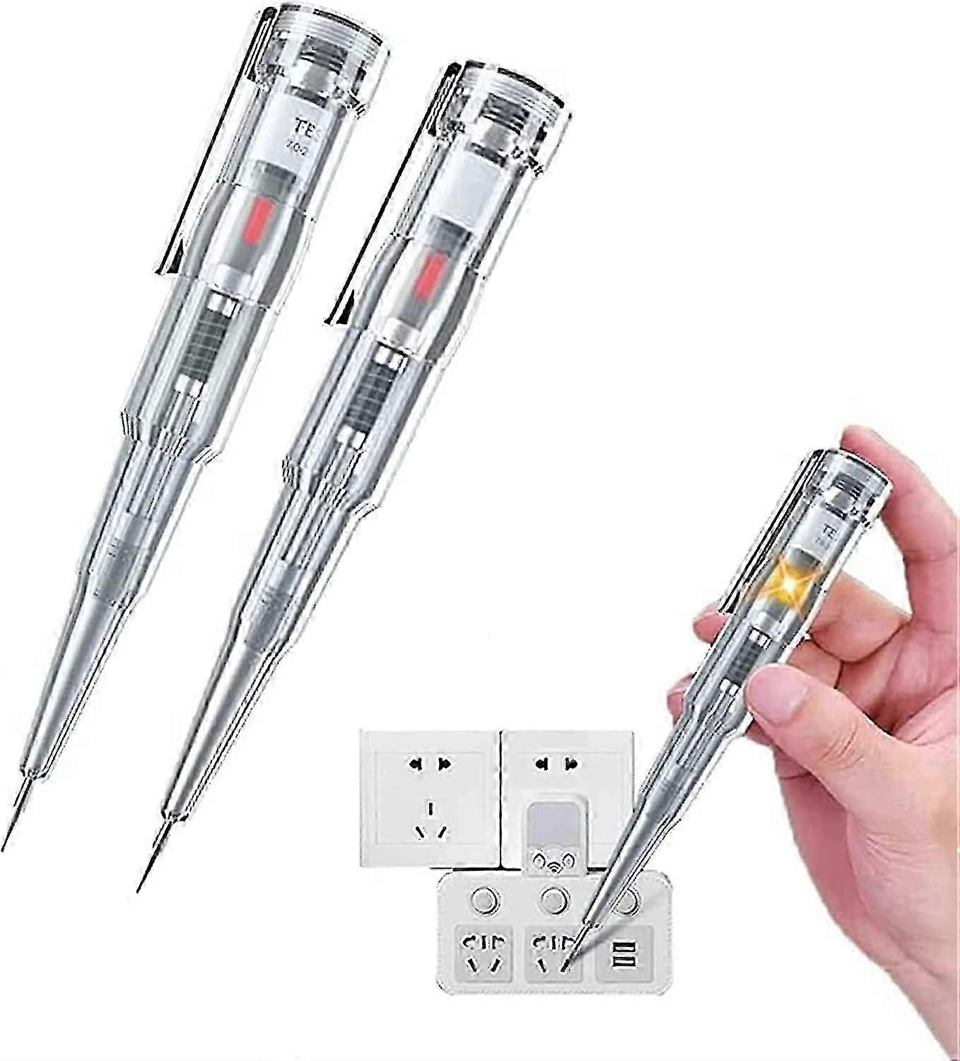 Responsive Electric Test Pen, Non-contact Voltage Test Pen, Screwdriver Waterproof Voltage Tester, Waterproof Induction Electric Test Pen (no Battery)