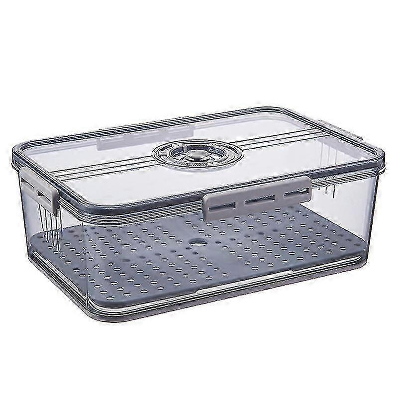 Bread Box Time Recording Food Storage Container BPA Free Transparent Airtight Food Organizer