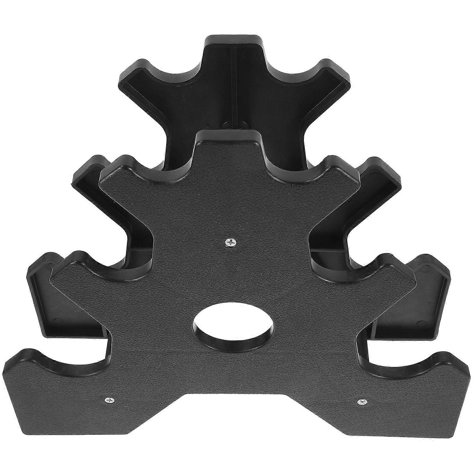 Sturdy Dumbbell Stand Durable Plastic Storage Rack Gym Home Use Stable Base Replacement for Old Dumbbell Racks