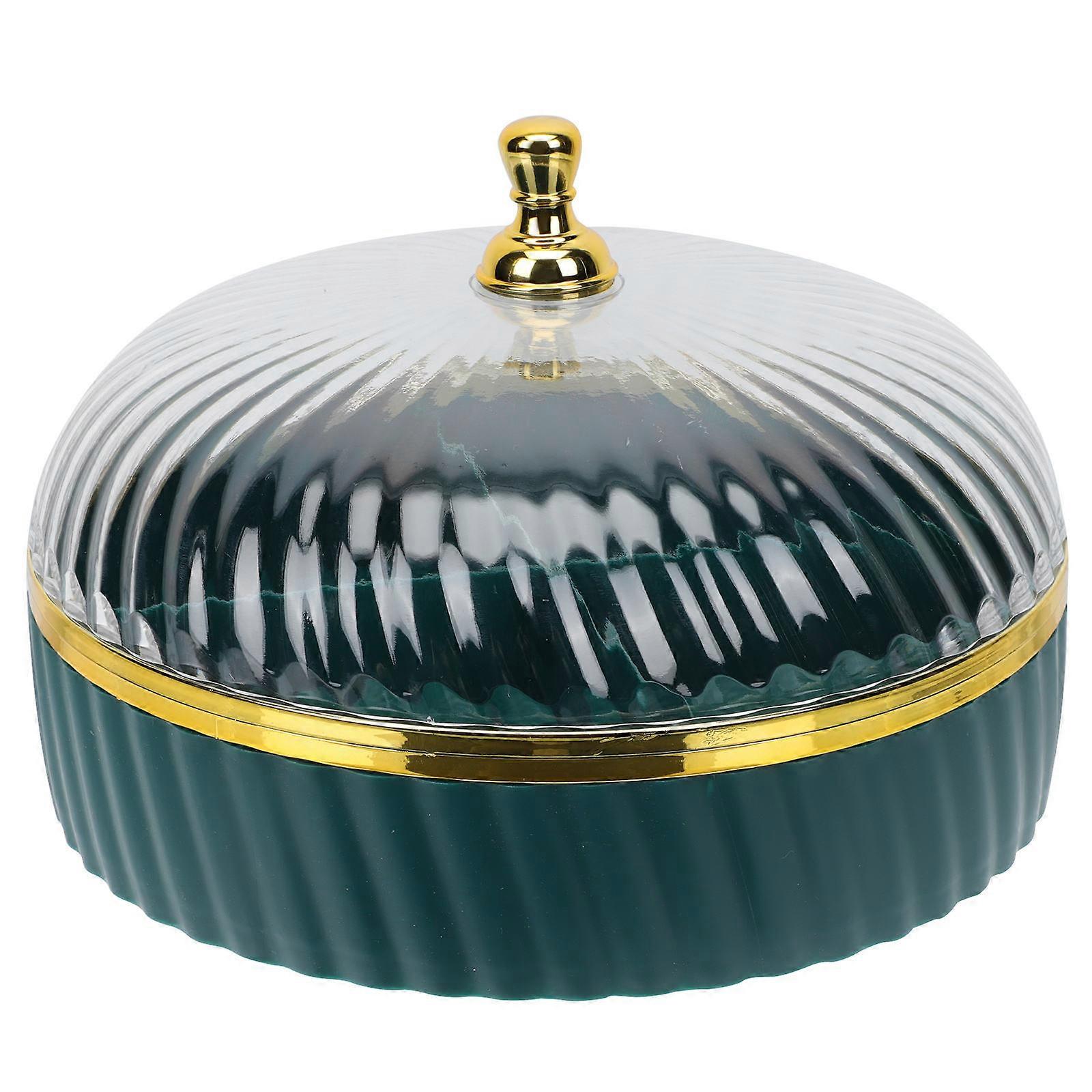 Food Box Snacks Storage Box Dining Table Entertainment 24.5X24.5CM Square Shape 1Pc