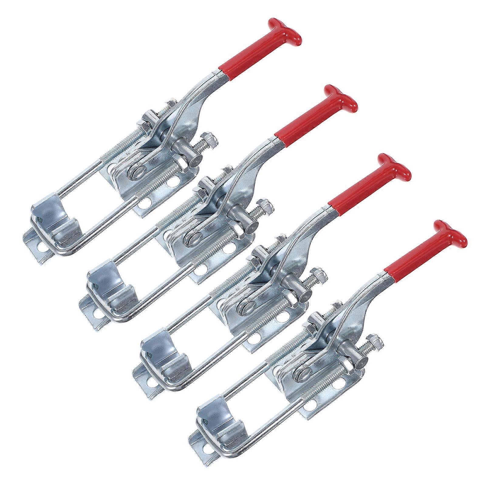 Heavy Duty Adjustable Toggle Latches Galvanized Clamps for Toolbox Lockable Mounting Secure Easy Use Indoor Outdoor