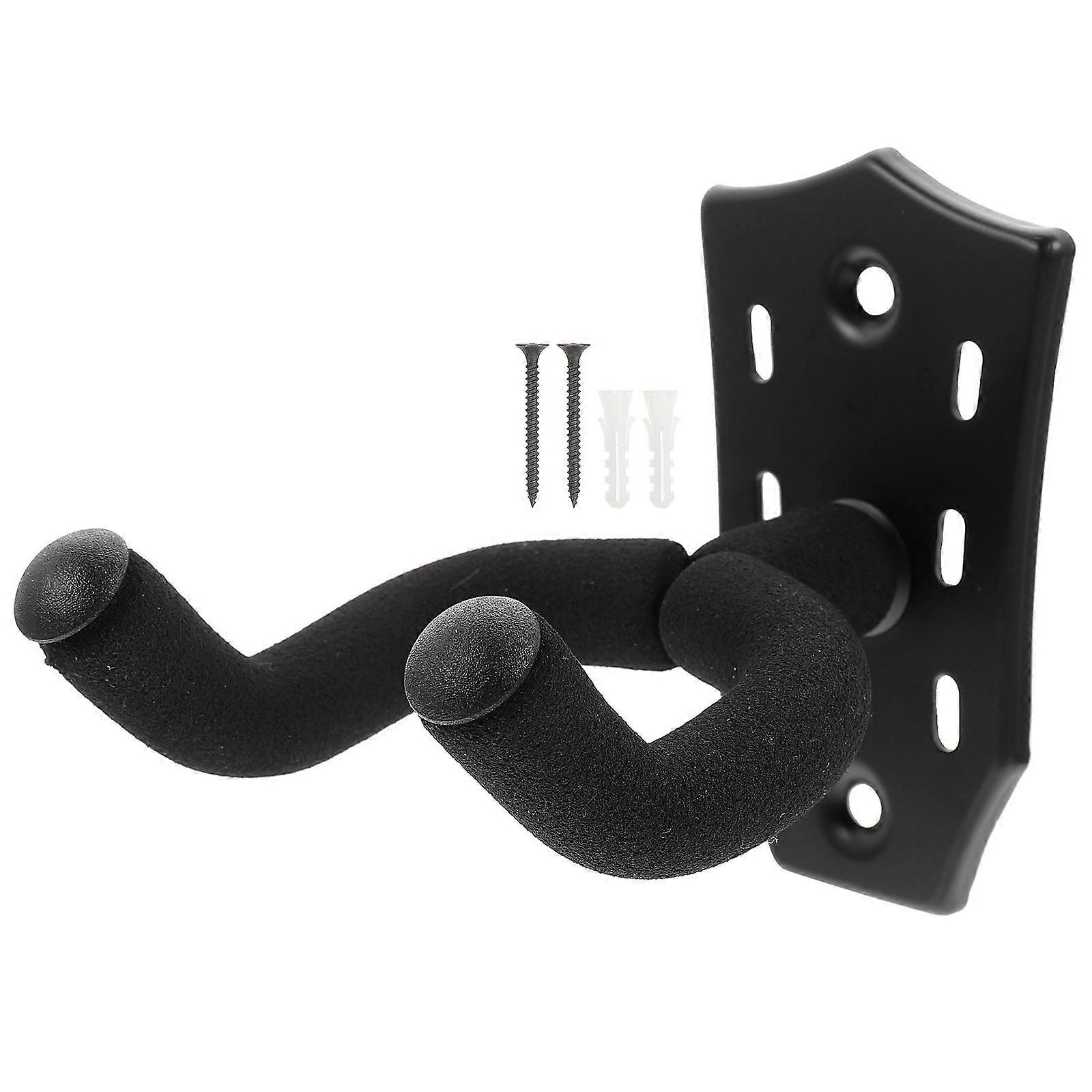 Black Guitar Wall Hanger Durable Guitar Storage Hook