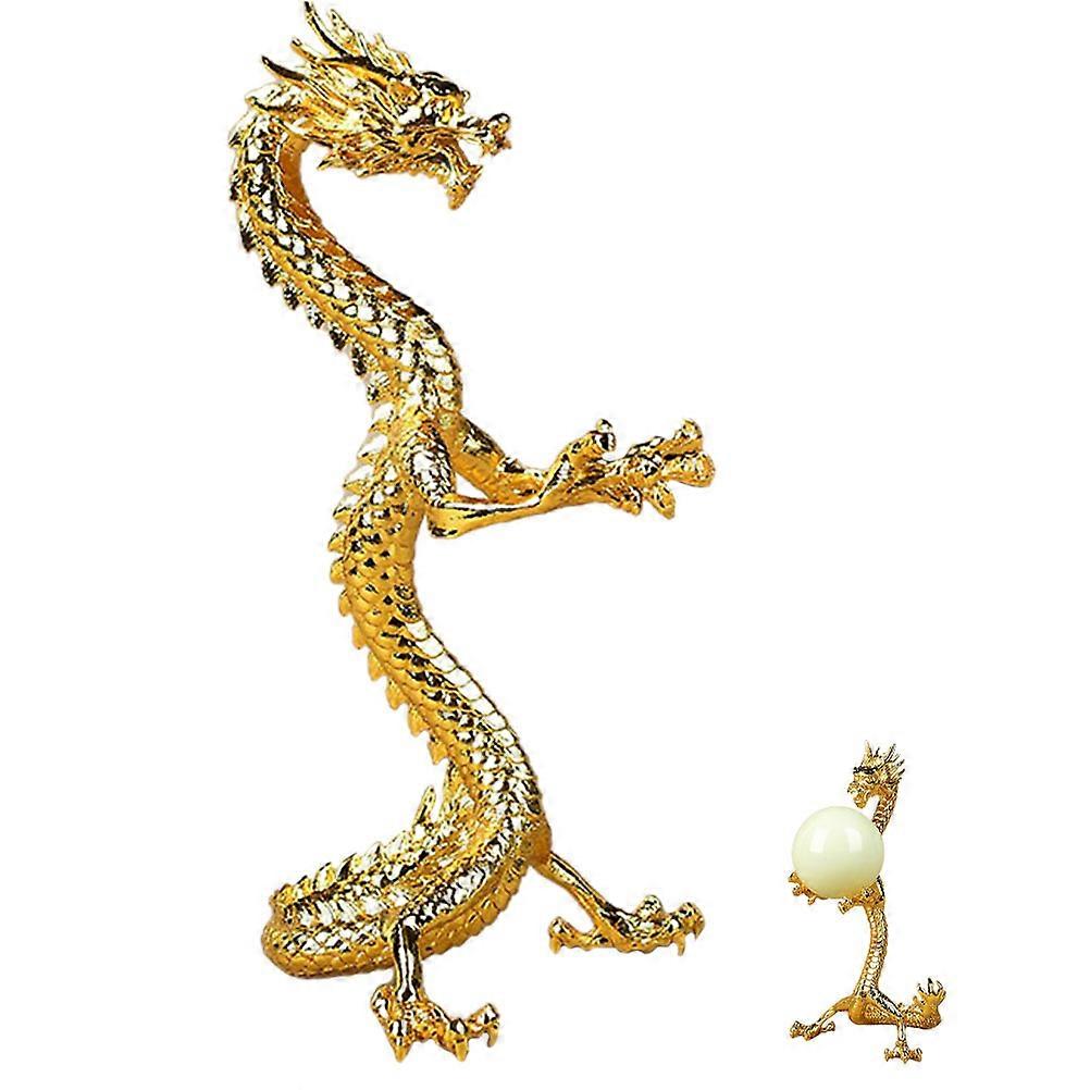 Dragon Shape Crystal Ball Stand Holder Decorative Base for Spheres, Unique Chinese Dragon Home Decor for Festivals Parties