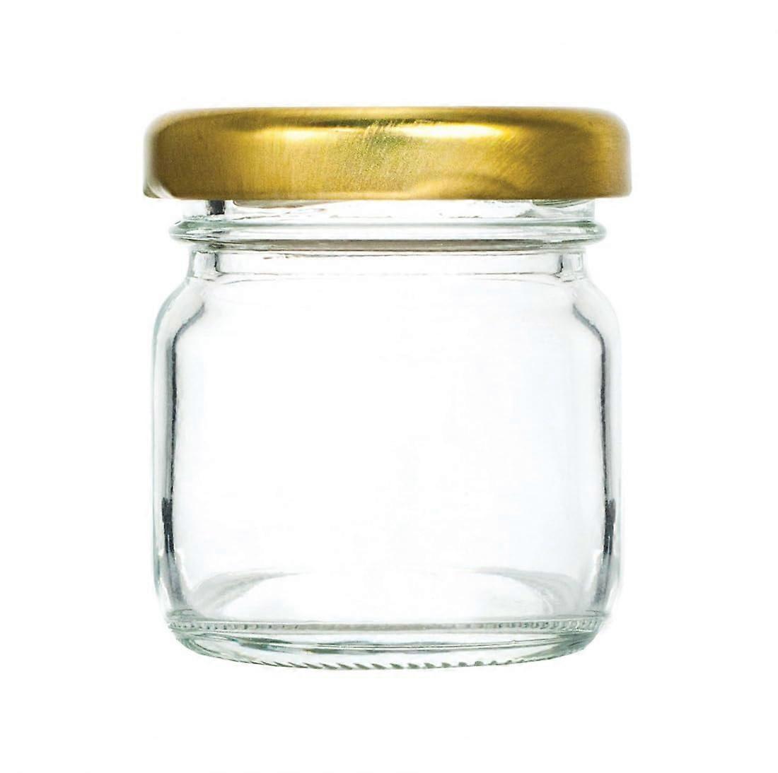 30 x Twist Off Round Jars 35 ml Jam Jars Fruit Jars Tasting Glasses Honey Jars
