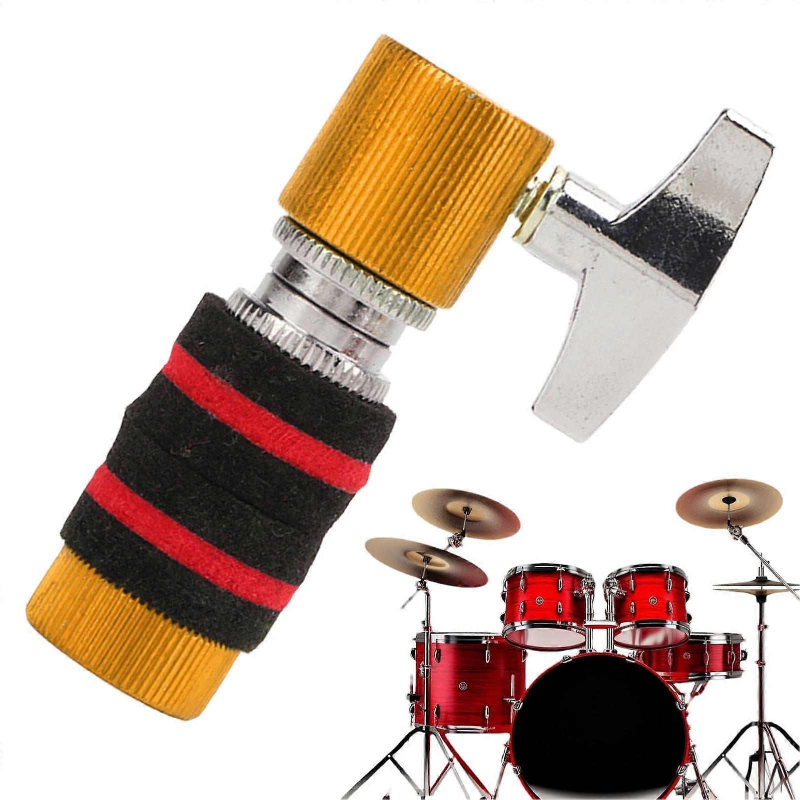 Jazz Drum Clutch for Hi-Hat Stands, Adjustable, Rust-Proof Clutch, Yellow Finish, Multipurpose Hi-Hat Stand Accessory